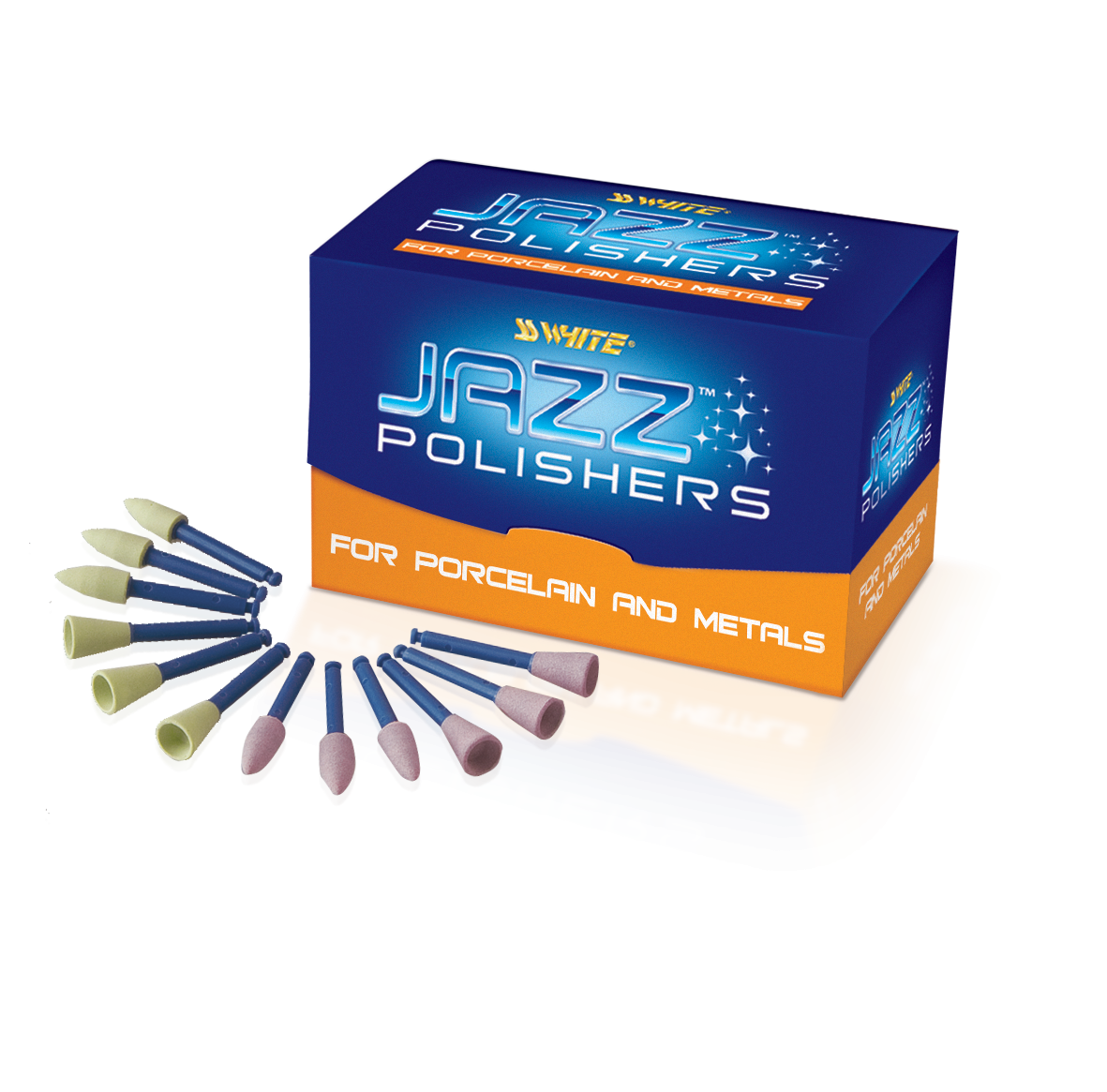 JAZZ RA PORCELAIN POLISHER 2 STEP P2S 12 PC. KIT – 1 PACK